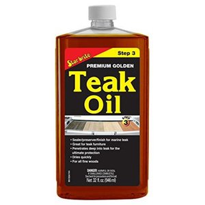 lot 48953 image: Star Brite 85132 85132 Premium Golden Teak Oil Quart