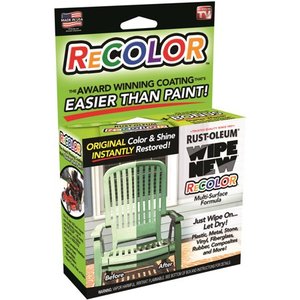 lot 48967 image: Rust-Oleum RRCAL Wipe New Multi-Surface Formula ReCOLOR Kit, 2 oz, Clear