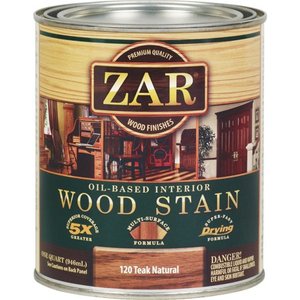 lot 48973 image: ZAR 12012 Wood Stain, Teak Natural, Dented - Factory Sealed