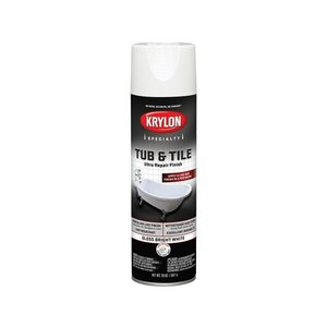 lot 79517 image: Krylon K04502007 Tub And Tile Ultra Repair Finish, White, 12 Oz