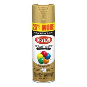 lot 79523 image: Krylon� ColorMaster Paint  Primer Metallic Gold, 15-Oz