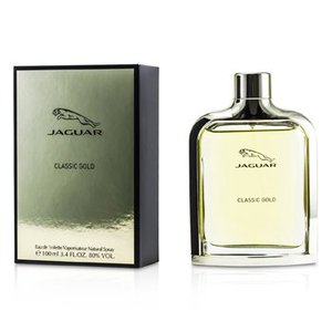lot 79546 image: Jaguar Jaguar Classic Gold Eau De Toilette Spray for Men 3.4 oz