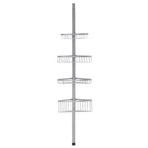 lot 51439 image: InterDesign York Tension Shower Caddy, Silver