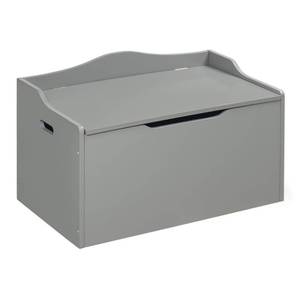 lot 51452 image: Lift Top Bench Seat Wooden Toy Box with Safety Hinge