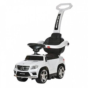 lot 51454 image: Best Ride On Cars 4-in-1 Mercedes Push Car, White