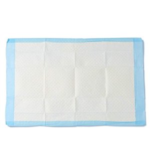 lot 51458 image: Medline Moderate Absorbency Disposable Quilted Fluff Underpads, 23 x 36 inches, 150 count (25 underpads per bag) - MSC281264, Blue
