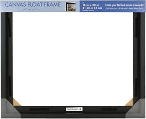lot 51474 image: MCS 16x20 Inch Mount Finished Canvases, Black Frame, 16 x 20 Inch,