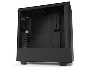 lot 73006 image: NZXT H510 - CA-H510B-B1 - Compact ATX Mid-Tower PC Gaming Case - Front IO USB Type-C Port - Tempered Glass Side Panel - Cable Management System - Water-Cooling Ready - Black