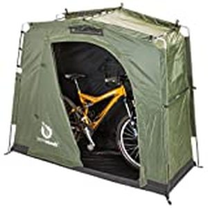 lot 73012 image: The YardStash III Space Saving Outdoor Bike Storage, Garden Storage and Pool Storage