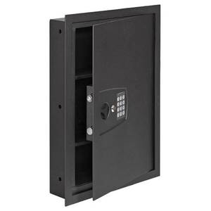 lot 73027 image: SnapSafe In Wall Safe, Electronic Hidden LED Home Security Safe, Measures 16.25x 22x 4