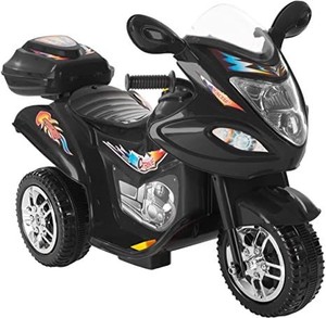 lot 73031 image: Lil Rider Ride-On Toy Trike Motorcycle ��Battery Operated Electric Tricycle for Toddlers with Built-in Sound and Working Headlights (Black) (80-FL238D-BK)