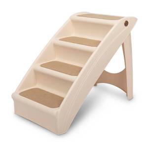 lot 73044 image: PetSafe Solvit PupSTEP Plus Pet Stairs, Foldable Steps for Dogs and Cats, Best for Small to Medium Pets