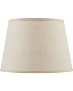lot 73171 image: Cal Lighting Vertical Basic Coolie Linen Hardback Lamp Shade, 17-Inches, Off White