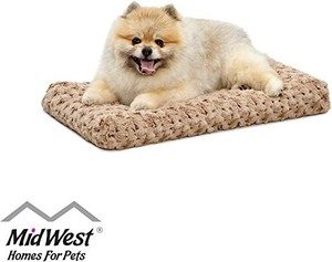 lot 73179 image: MidWest Homes for Pets Quiet Time 21-By-12-Inch Ombre Swirl Deluxe Pet Bed (277371)