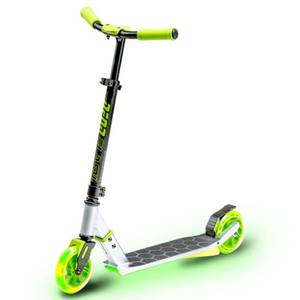 lot 73203 image: Neon Flash Kids Scooter with LED Lights  Light Up Deck & Wheels Kick Scooter