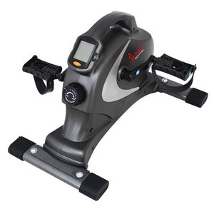 lot 73214 image: Sunny Health & Fitness SF-B0418 Magnetic Mini Exercise Bike with Digital Monitor and 8 Level Resistance