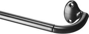 lot 73240 image: AmazonBasics Room Darkening Curtain Rod - 28 to 48, Black - 244242-038-A60