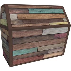 lot 73253 image: Teacher Created Resources Reclaimed Wood Chest (TCR8588)