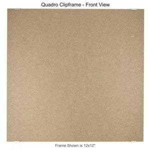 lot 73256 image: Quadro Clip Frame 12x12 inch Borderless Frame, Box of 6