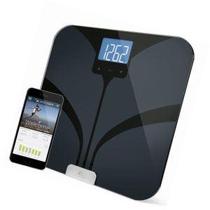 lot 73257 image: GreaterGoods Bluetooth Connected Body Fat Bathroom Smart Scale