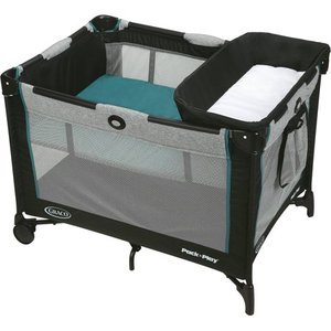 lot 73273 image: Graco Pack n Play Simple Solutions Playard  Includes Integrated Diaper Changer, Darcie