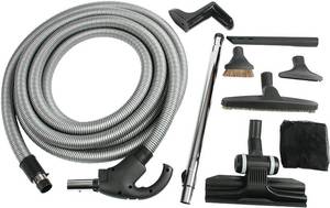 lot 73277 image: Cen-Tec Systems 93070 Central Vacuum Kit with Switch Control Hose, 35 Ft