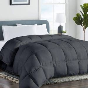 lot 73279 image: COHOME Queen 2100 Series Soft Cooling Comforter Down Alternative Quilted Duvet Insert with Corner Tabs All-Season - Plush Microfiber Fill - Reversible - Machine Washable - Dark Grey