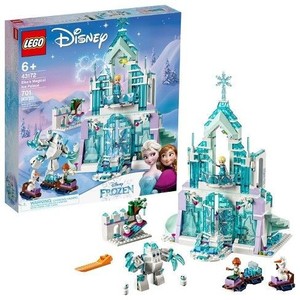 lot 73283 image: LEGO Disney Princess Elsas Magical Ice Palace 43172 Toy Castle Building Kit with Mini Dolls, Castle Playset with Popular Frozen Characters including Elsa, Olaf, Anna and more (701 Pieces)
