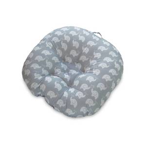 lot 73307 image: Boppy Original Newborn Lounger, Elephant Love Gray