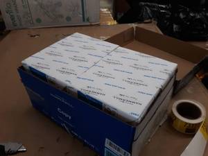 lot 73319 image: Hammermill 20lb Copy Paper, 8.5 x 11, 8 Ream Case, 4,000 Sheets, Made in USA, Sustainably Sourced From American Family Tree Farms, 92 Bright, Acid Free, Economical Multipurpose Printer Paper, 113640C
