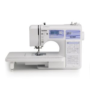 lot 73329 image: Brother Sewing and Quilting Machine HC1850, 185 Built-in Stitches, LCD Display