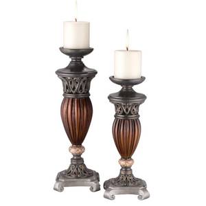 lot 73341 image: OK Lighting Candle Holder Set, 16