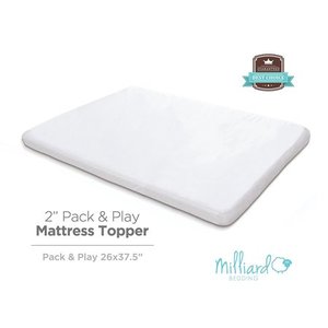 lot 73361 image: Milliard Memory Foam Pack N  Play Mattress Topper