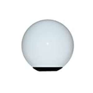 lot 73399 image: Polymer Products 1319-04310 Incandescent Black Post Top Fitter for 3 Pole, Rated for 100W with 10 White Globe