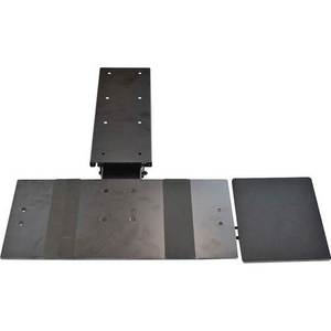 lot 73402 image: KT1 Ergonomic Under-Desk Computer Keyboard Tray. Adjustable height angle negative tilt sliding pull out drawer platform swivels 360 slides office products furniture desktop accessories with mouse pad