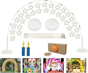 lot 73403 image: DeElf Quick & Easy Balloon Arch Kit for Birthday, Event Planning, Wedding Event Party Decoration