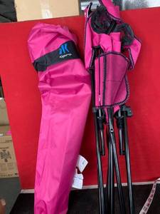 lot 5292 image: Pink Lawn Chair