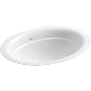 lot 5375 image: KOHLER K-2824-0 Serif Undercounter Lavatory, White