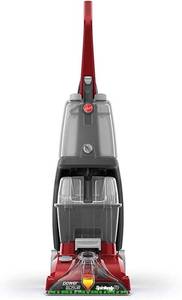 lot 5387 image: Hoover Power Scrub Deluxe Carpet Cleaner Machine, Upright Shampooer, FH50150, Red