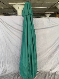 lot 5403 image: 9 foot Wood Patio Umbrella