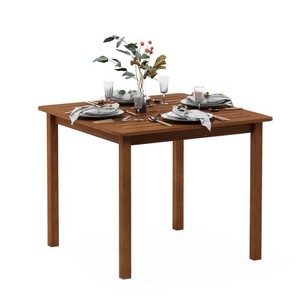 lot 5431 image: Furinno Tioman Hardwood Bermuda Square Table in Teak Oil