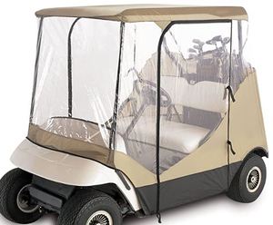 lot 5246 image: Classic Accessories Fairway Golf Cart Enclosure Travel 4-Sided