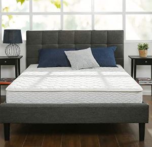lot 5239 image: Zinus 8 Inch Hybrid Green Tea Foam And Spring Mattress, Twin