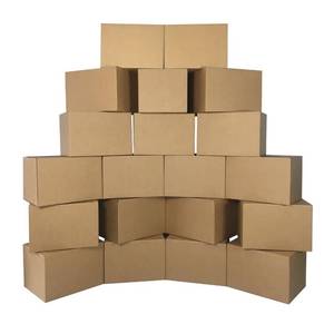 lot 5441 image: Uboxes Medium Moving Boxes 18 X 14 X 12 Bundle Of 20. Best 18x14x12, Brown