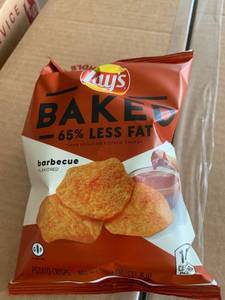 lot 5457 image: Oven Baked Barbecue Flavored Potato Crisps, 1.125 Ounce (Pack of 64)