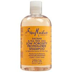 lot 3216 image: SheaMoisture Baobab & Tea Tree Oils Low Porosity Protein-Free Shampoo - 13 fl oz