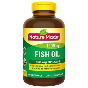 lot 3225 image: Nature Made Fish Oil 1200 mg360 mg Omega-3 Liquid Softgels - 180 Count