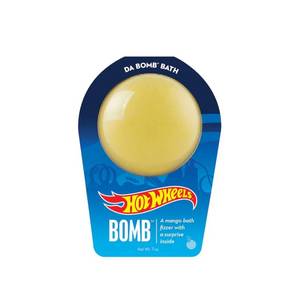 lot 3292 image: Da Bomb Bath Fizzers Hot Wheels Bath Bomb - Yellow - 7oz