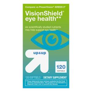 lot 3359 image: VisionShield Eye Health Mini Softgels - 120ct - Up&Up