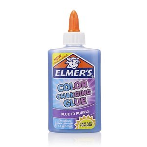 lot 3423 image: Elmers 5oz Color Change Blue to Purple Washable Glue